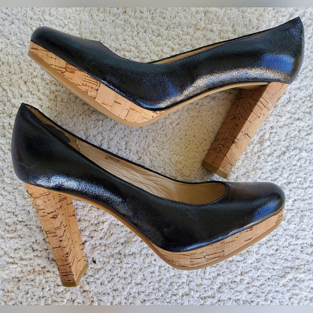 Michael Kors Black Platform Heels